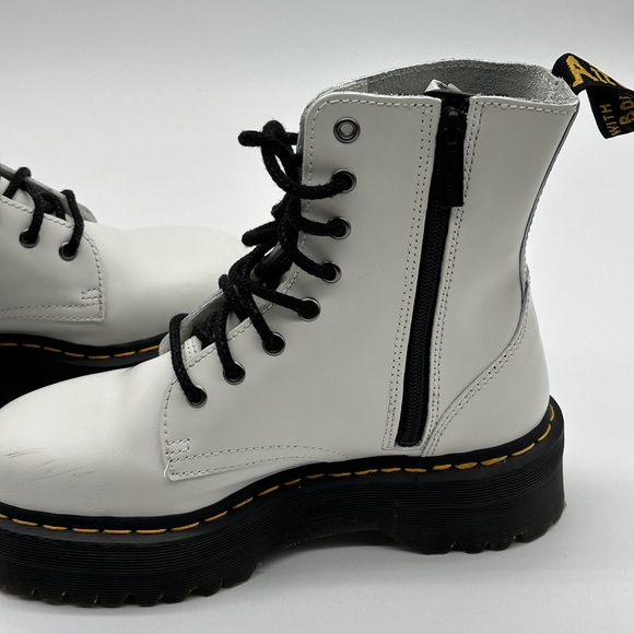 Dr Martens Womens Jadon Boot White Size US 7 M - Picture 15 of 16